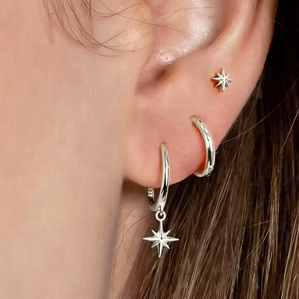 Star Charm Earring Set