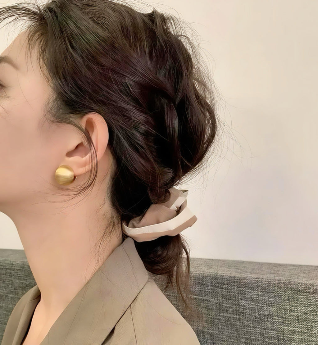 Matte Hemisphere Earrings