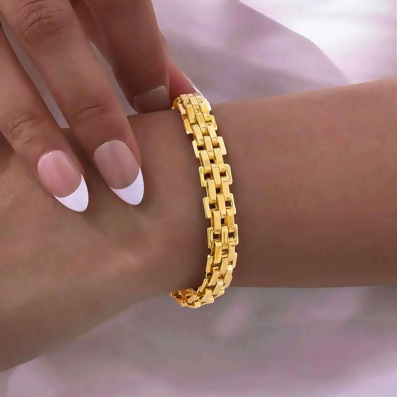 Three-Tier Chain Bracelet